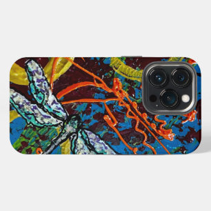 Etui iPhone 13 Pro Étui iPhone dragonfly abstrait