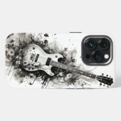 Etui iPhone 13 Pro 🎸📱 Étui iPhone Guitare Électrique Cool 📱🎸 (Verso Horizontal)