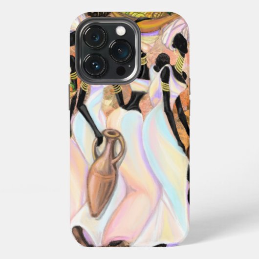 Etui iPhone 13 Pro Étui iPhone pour Dames Africaines (Dos)