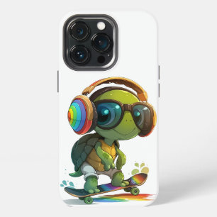 Etui iPhone 13 Pro Étui iPhone Radical Turtle Skateboarder