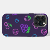 Etui iPhone 13 Pro Étui Neon Berry Pattern pour iPhone 13 Pro (Verso Horizontal)