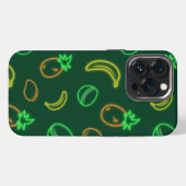 Etui iPhone 13 Pro Étui Neon Tropical Fruit Pattern pour iPhone 13 Pr (Verso Horizontal)