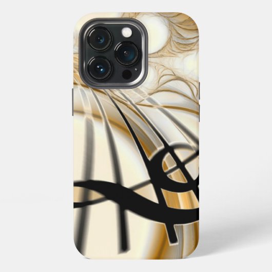 Etui iPhone 13 Pro Étui pour iPhone 13 Pro avec une note de musique é (Dos)