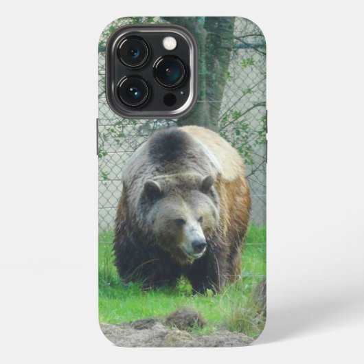 Etui iPhone 13 Pro Étui pour iPhone 13 Pro Ours Grizzly #1 (Dos)