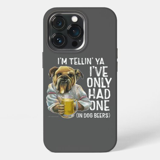 Etui iPhone 13 Pro Étui pour iPhone Case-Mate Chien Bières (Dos)