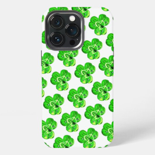 Etui iPhone 13 Pro Étui pour iPhone Clover (Dos)