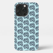 Etui iPhone 13 Pro Étui pour iPhone Good Vibes (Verso)