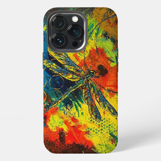 Etui iPhone 13 Pro étui pour iPhone / iPad dragonfly (Dos)