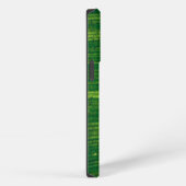 Etui iPhone 13 Pro Feuille verte avec détails du Costa Rica (Côté droit)