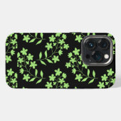Etui iPhone 13 Pro Feuilles géométriques (Verso Horizontal)