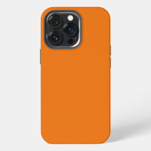 Etui iPhone 13 Pro Flamme solide orange (Dos)