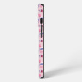 Etui iPhone 13 Pro Fleur de fraise Rosalinde (Côté gauche)