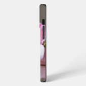 Etui iPhone 13 Pro Fleur de géranium rose (Côté gauche)