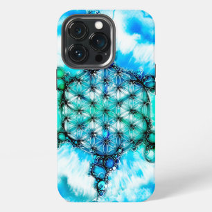 Etui iPhone 13 Pro Fleur de Vie - Voies Colorées 3