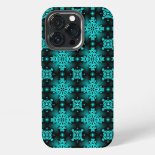 Etui iPhone 13 Pro Fleurs Art Déco de style rétro