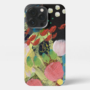 Etui iPhone 13 Pro Fleurs dans le coque iphone de nuit