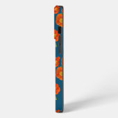 Etui iPhone 13 Pro Fleurs de pavot orange (Côté gauche)