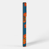 Etui iPhone 13 Pro Fleurs de pavot orange (Côté droit)