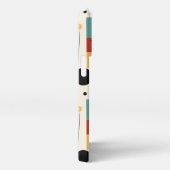 Etui iPhone 13 Pro Formes géométriques modernes avec nom (Côté droit)