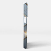 Etui iPhone 13 Pro Géométrie dorée Marbre Luxe Motif (Côté droit)