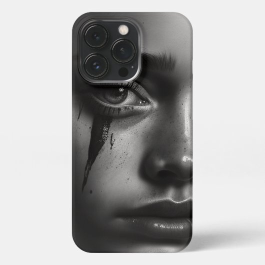 Etui iPhone 13 Pro Girl with tears (Verso)