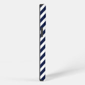 Etui iPhone 13 Pro Golf typographie moderne monogramme initial bleu b (Côté droit)