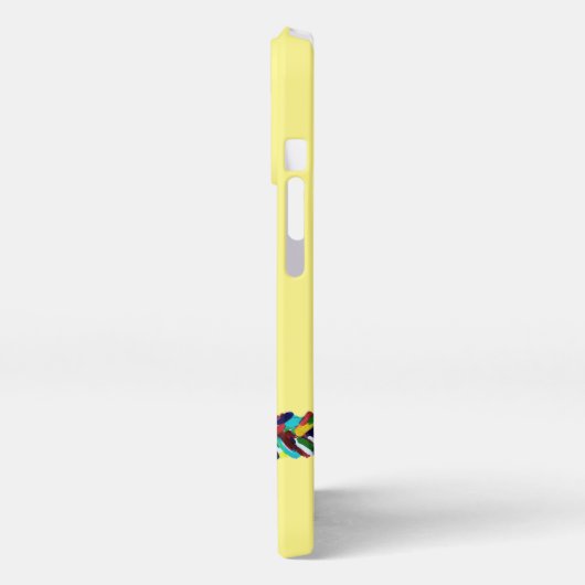 Etui iPhone 13 Pro Goofy Ostrich coque iphone - Jaune (Côté gauche)