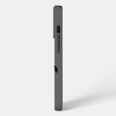 Etui iPhone 13 Pro Graphisme de silhouette de Black Adam éclair (Côté gauche)