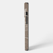 Etui iPhone 13 Pro Gravure de nénuphars (Côté gauche)