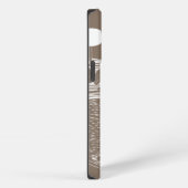 Etui iPhone 13 Pro Gravure de nénuphars (Côté droit)