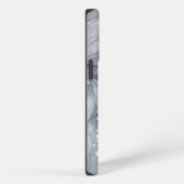 Etui iPhone 13 Pro Gris aqueux abstrait (Côté droit)