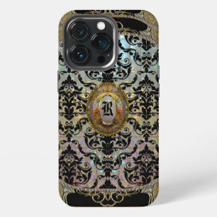 Etui iPhone 13 Pro Halleesham Pattern II Élégant Monogramme