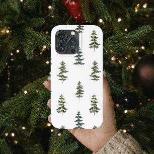 Etui iPhone 13 Pro Hiver branché Motif d'arbre de Noël