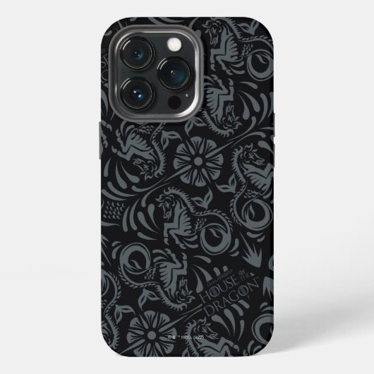 Etui iPhone 13 Pro HOUSE of the Dragon | Velaryon Diamond Pattern (Dos)