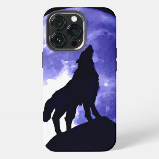Etui iPhone 13 Pro Howling Wolf & Fullmoon (Dos)