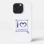 Etui iPhone 13 Pro I Love Animate (Verso)