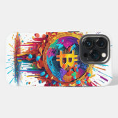 Etui iPhone 13 Pro Illustration Bitcoin (Verso Horizontal)