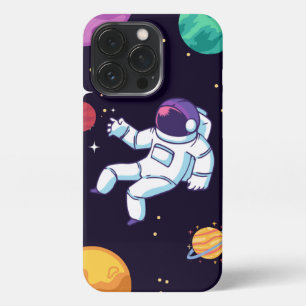 Etui iPhone 13 Pro Illustration colorée Astronaut coque iphone 13pro