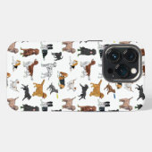 Etui iPhone 13 Pro Illustrations de chiens mignons (Verso Horizontal)