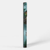 Etui iPhone 13 Pro Imaginaire Tree House Artwork numérique (Côté droit)