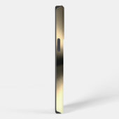 Etui iPhone 13 Pro Impression acier inoxydable argent or (Côté droit)