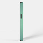 Etui iPhone 13 Pro Impression en acier inoxydable vert clair en titan (Côté droit)