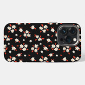 Etui iPhone 13 Pro Impression florale ditsy (Verso Horizontal)