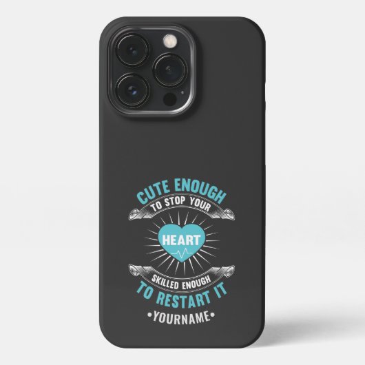 Etui iPhone 13 Pro Infirmière infirmière drôle infirmière (Verso)