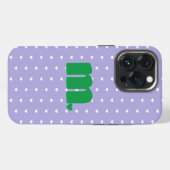 Etui iPhone 13 Pro iPhone initial/coque ipad de coeur (Verso Horizontal)