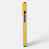 Etui iPhone 13 Pro Jaune doré ensoleillé solide (Côté gauche)
