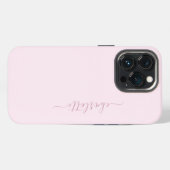 Etui iPhone 13 Pro Joli Rose Tendre et Rougeur (Verso Horizontal)