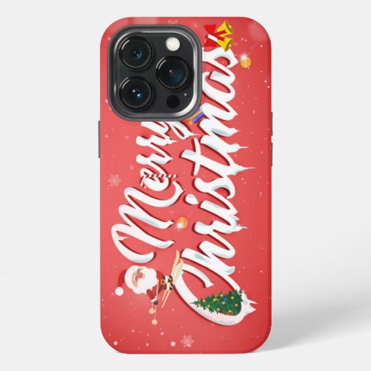 Etui iPhone 13 Pro Joyeux Noël (Dos)
