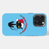 Etui iPhone 13 Pro Joyeux Noël Kitty Cat (Verso Horizontal)