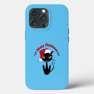 Etui iPhone 13 Pro Joyeux Noël Kitty Cat